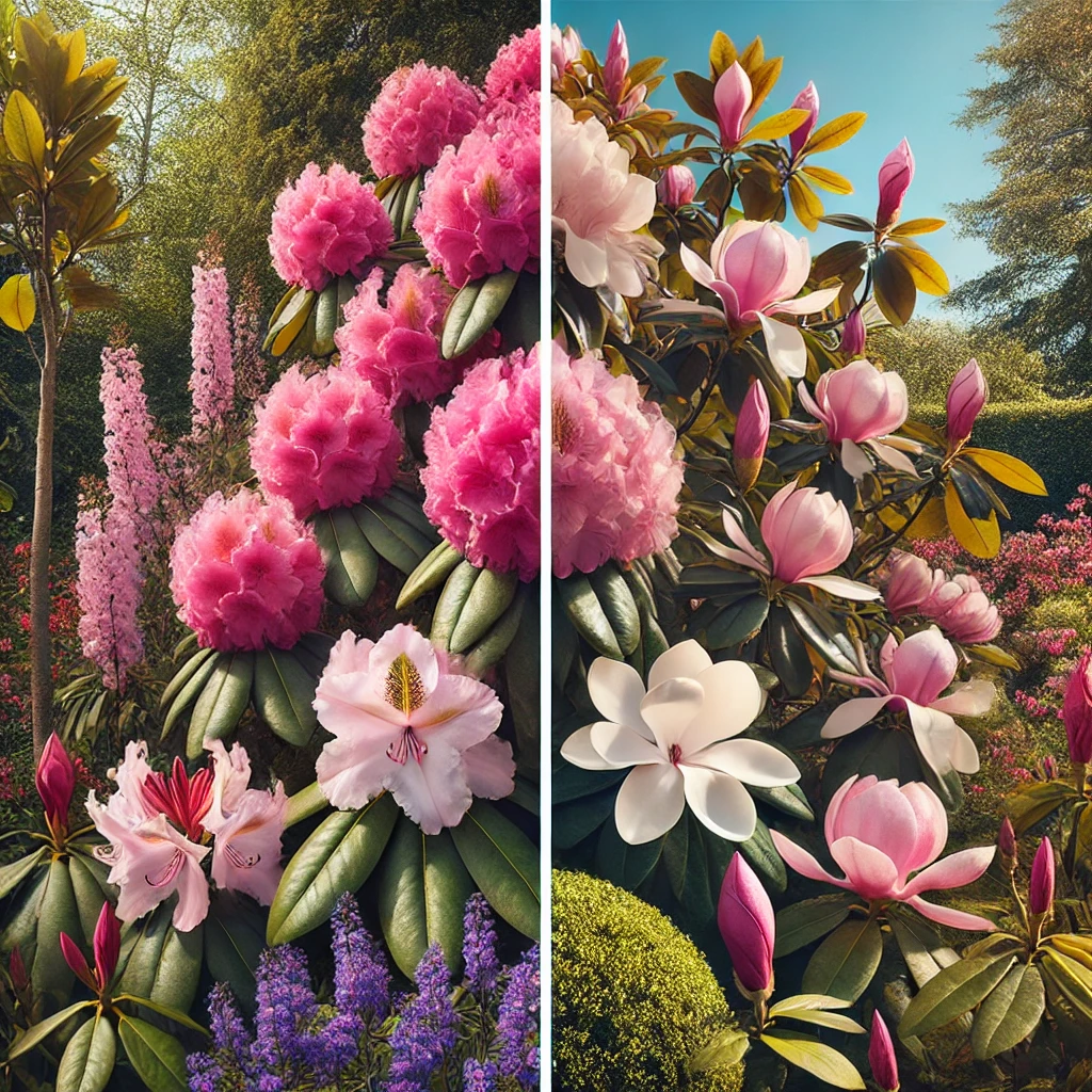 Rhododendron vs. Magnolia: A Comparative Guide